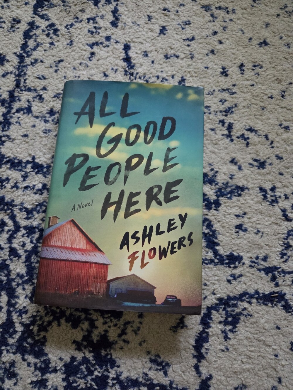 "All Good People Here" Hardcover Book - Teal Cover